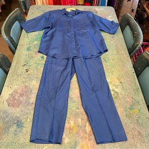 80s Sky Blue Windsuit Set